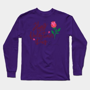 Happy Valentine´s Day Long Sleeve T-Shirt